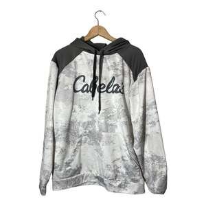 Cabela's Mens Sweatshirt Hoodie Gray Medium